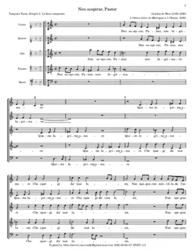 Non sospirar, Pastor