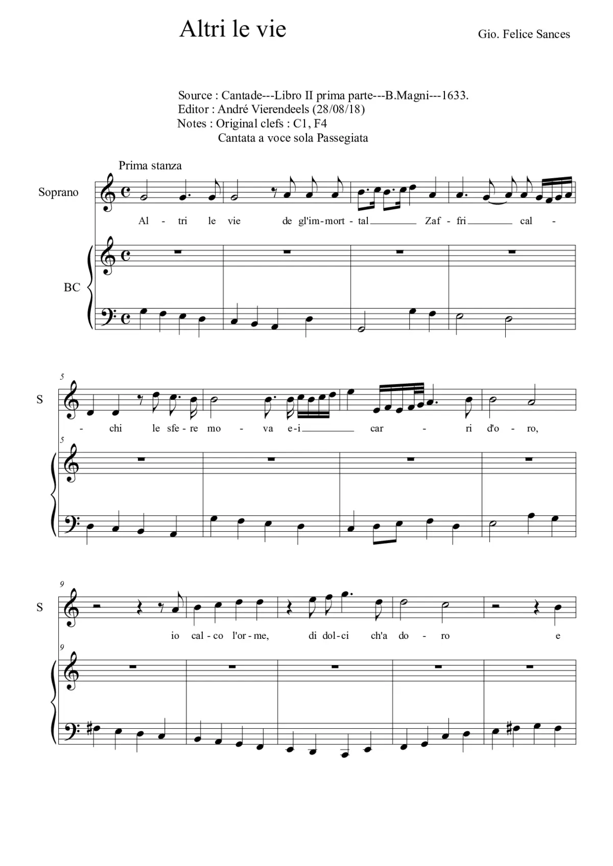 Altri le vie - Page 1