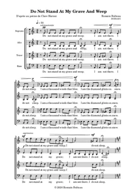 Do not stand at my grave and weep