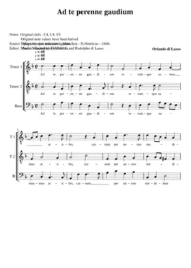 Ad te perenne gaudium