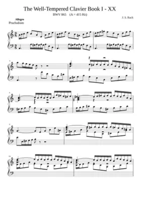 Prelude and Fugue in A minor BWV 865