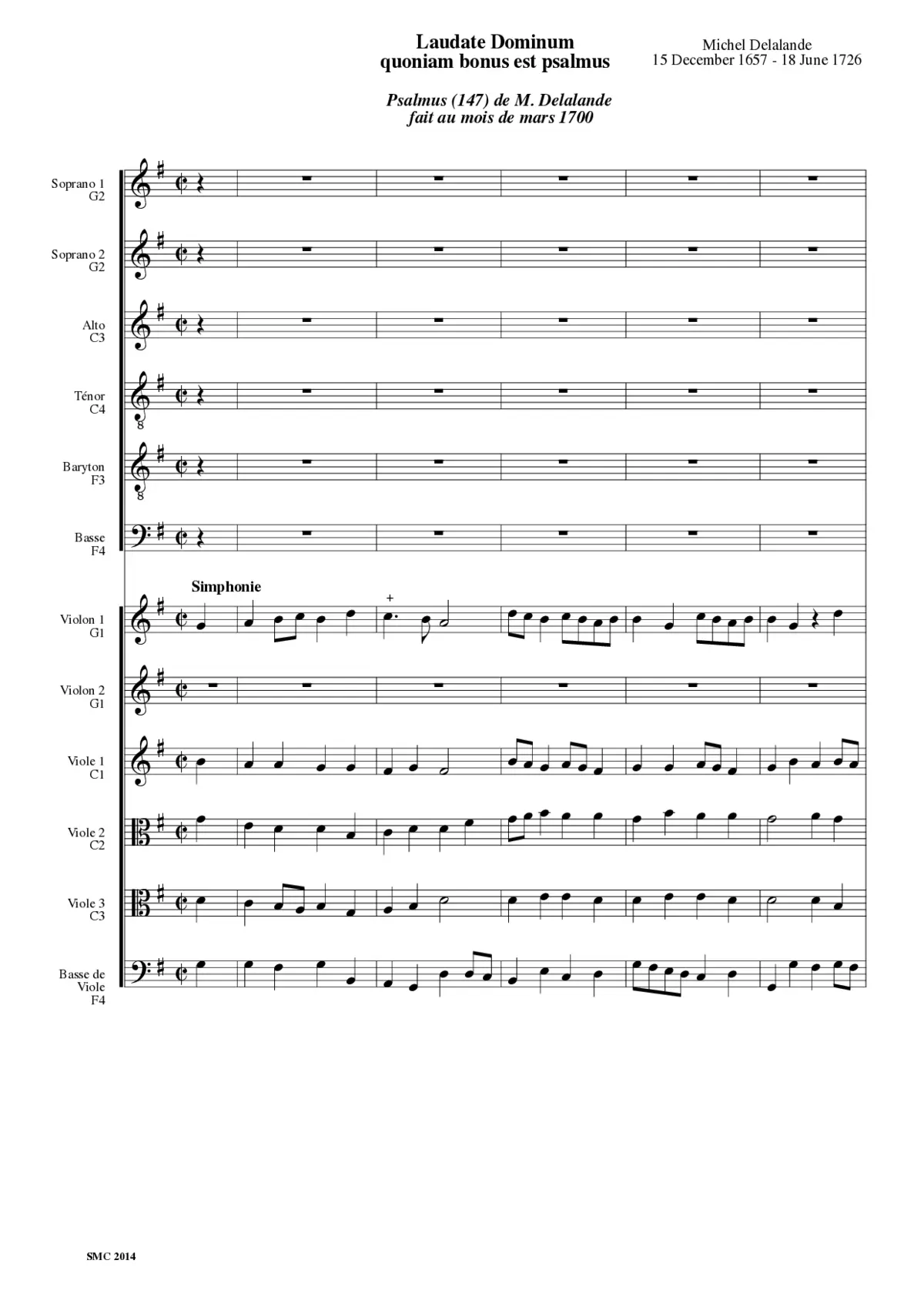 Laudate Dominum, S. 57 - Page 1