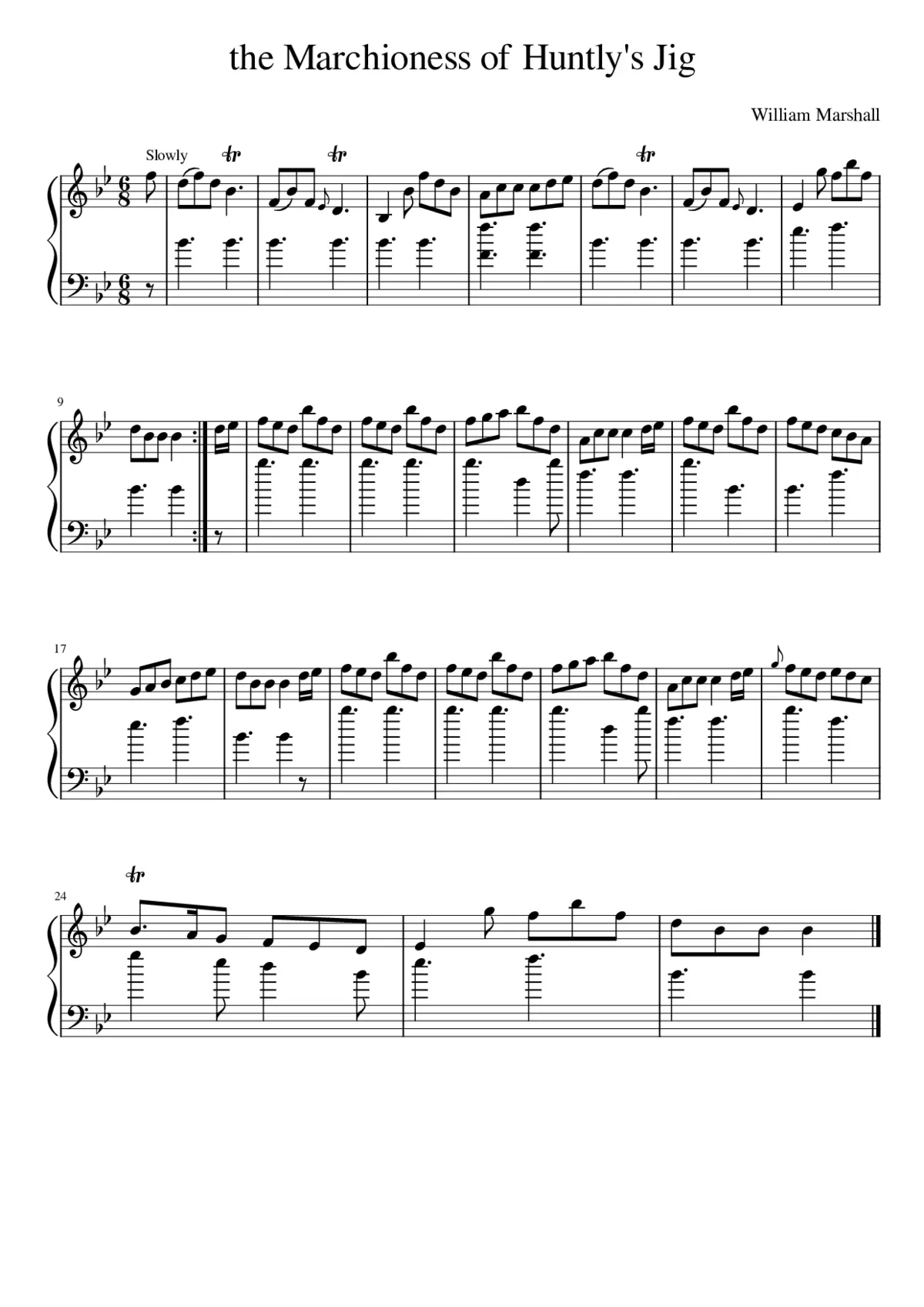 The Marchioness of Huntly - Page 1