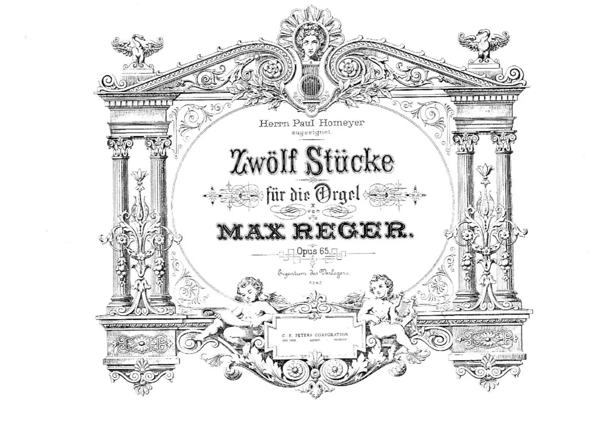 12 Stücke für die Orgel - Page 1