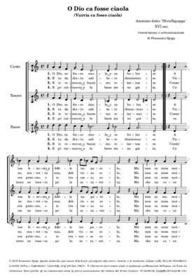 O Dio ca fosse ciaola