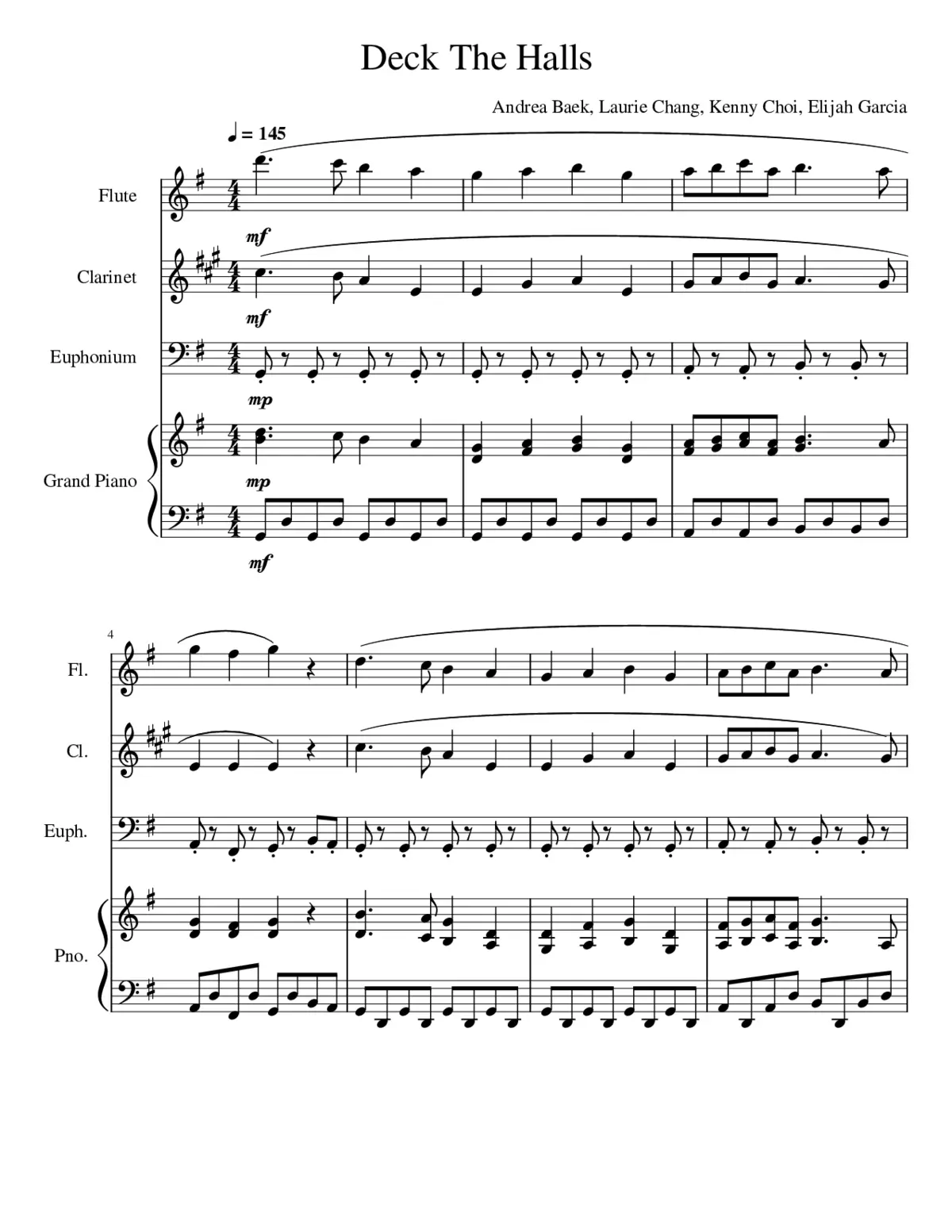 deck the halls theme - Page 1