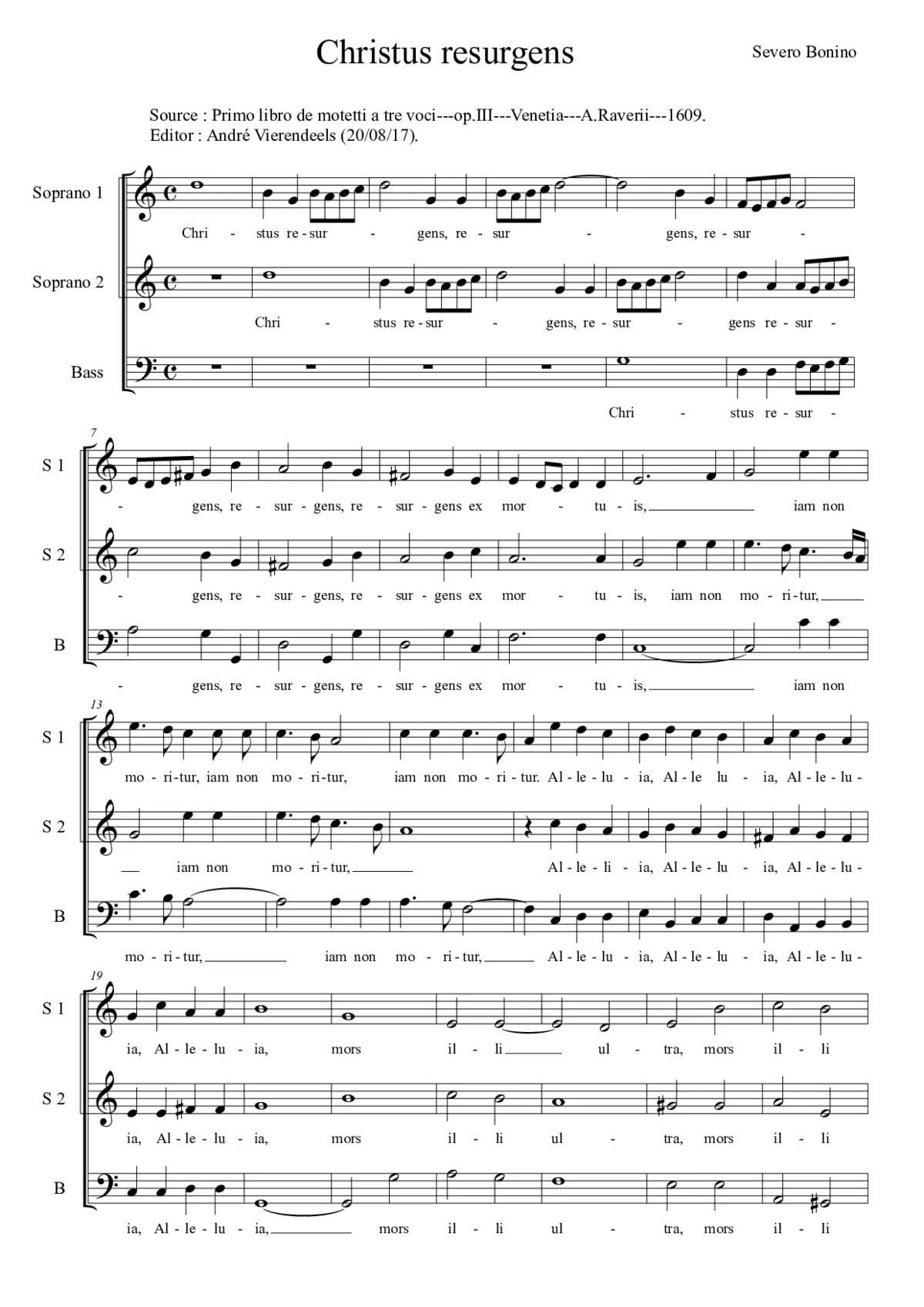 Christus resurgens II - Page 1