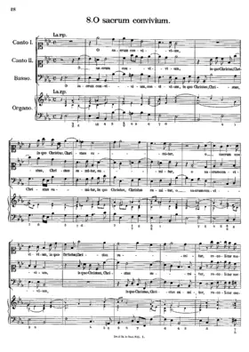 O Sacrum convivium