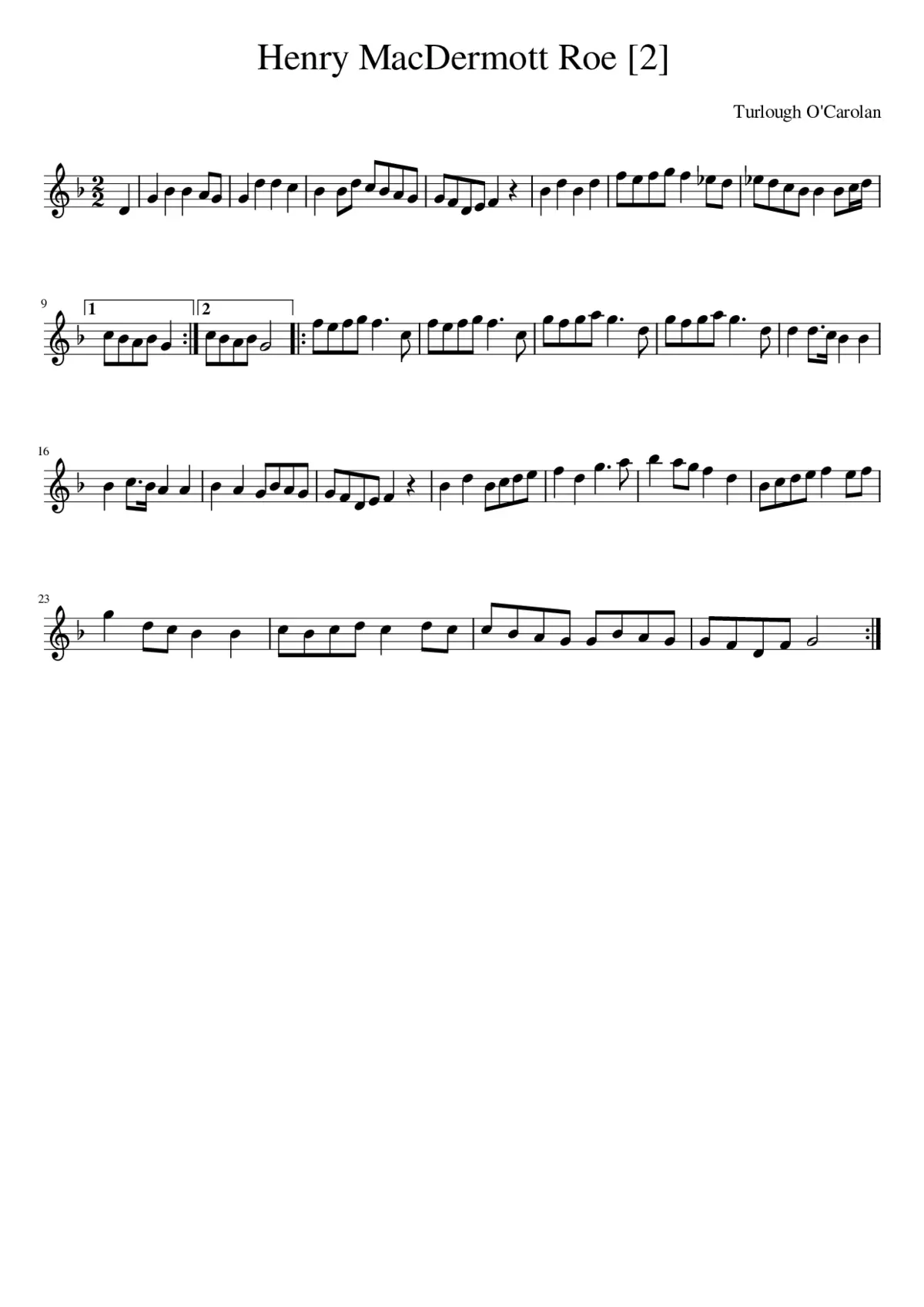 Henry MacDermott Roe - Page 1