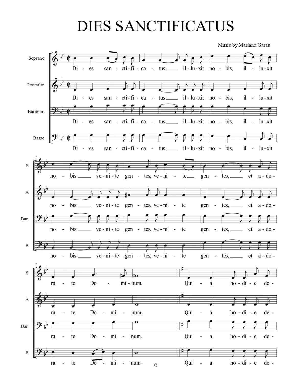 Dies sanctificatus - Page 1