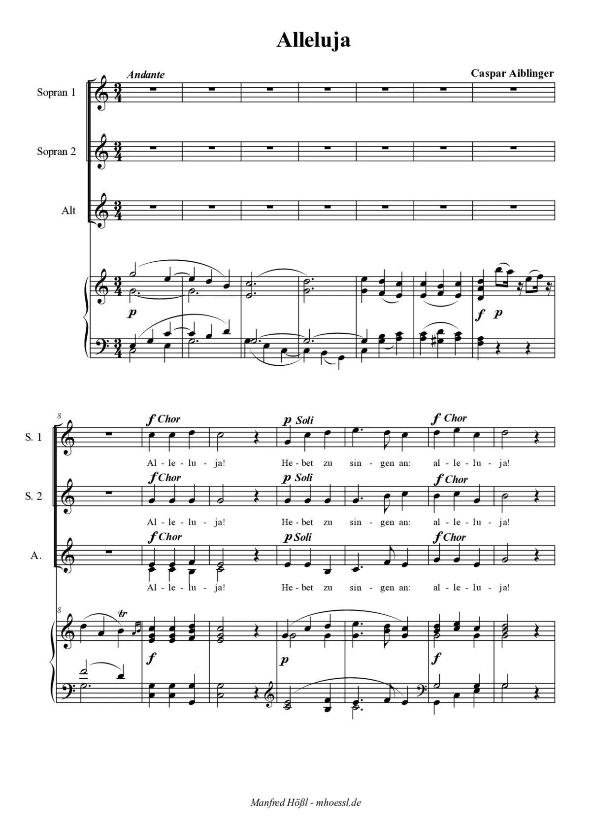 Alleluja - Page 1