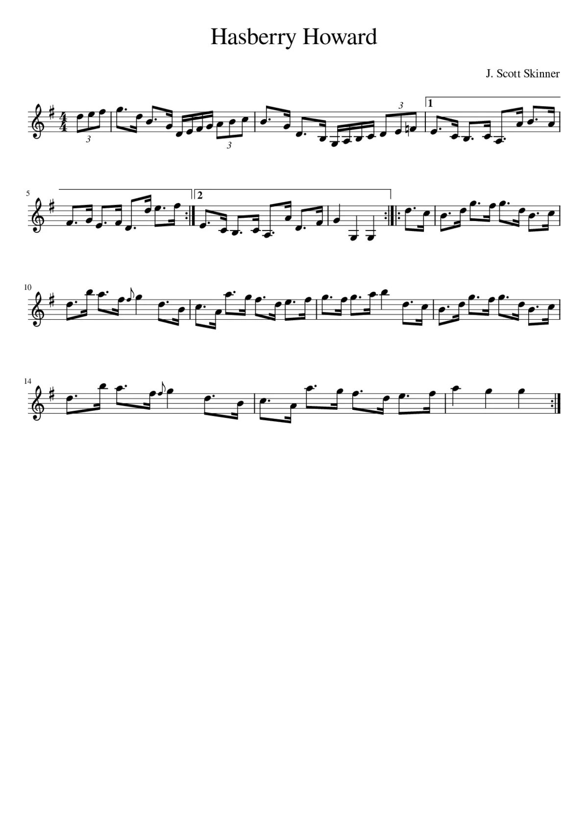 Hasberry Howard - Page 1