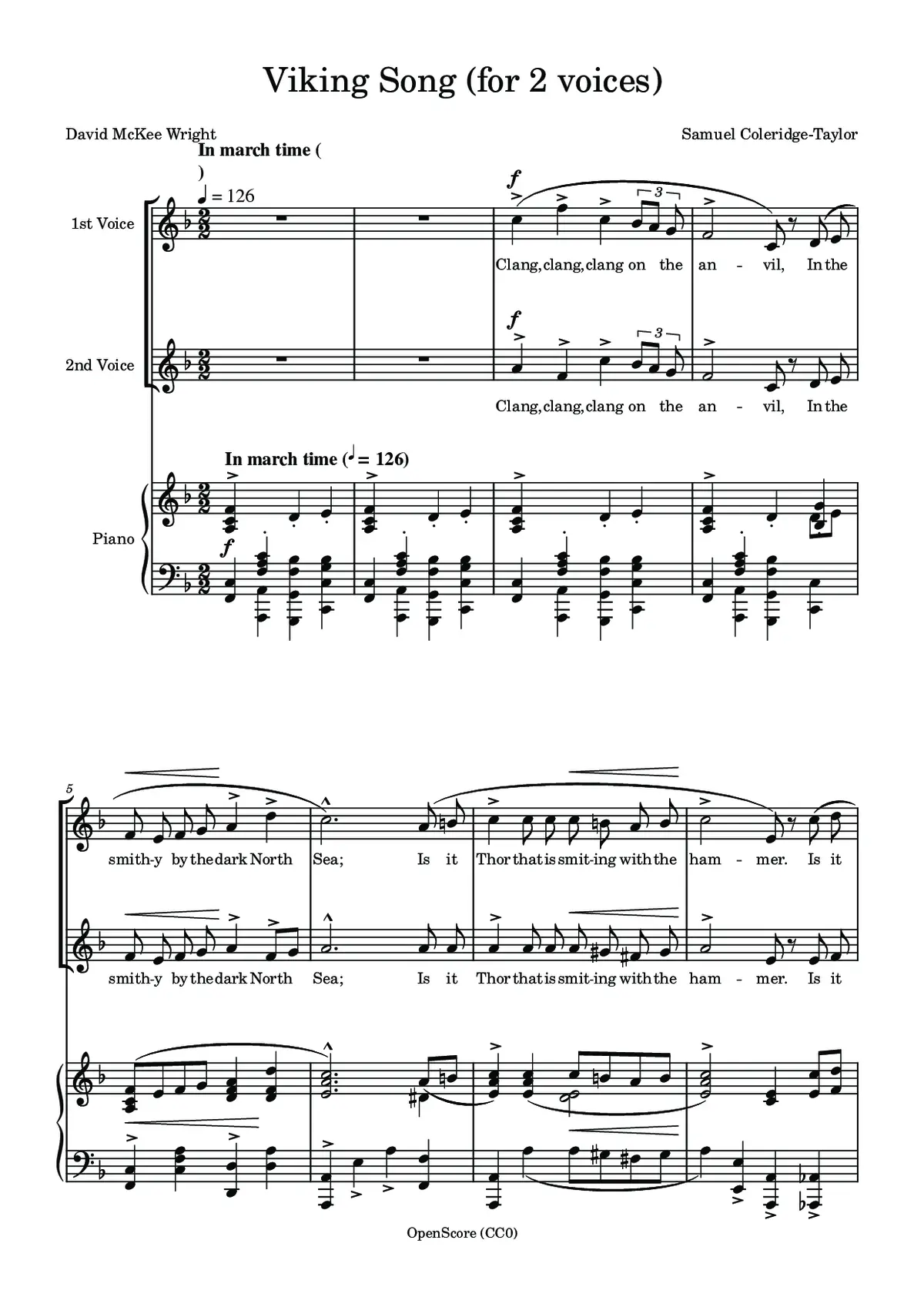 Viking Song - Page 1