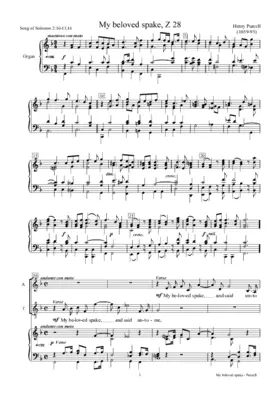 My beloved spake, Z 28