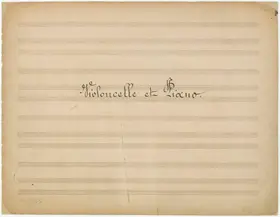 Nocturne et Scherzo