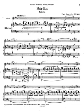 2 Kleine Stücke for Violin and Piano