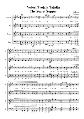 Veceri Tvojeja Tajnija