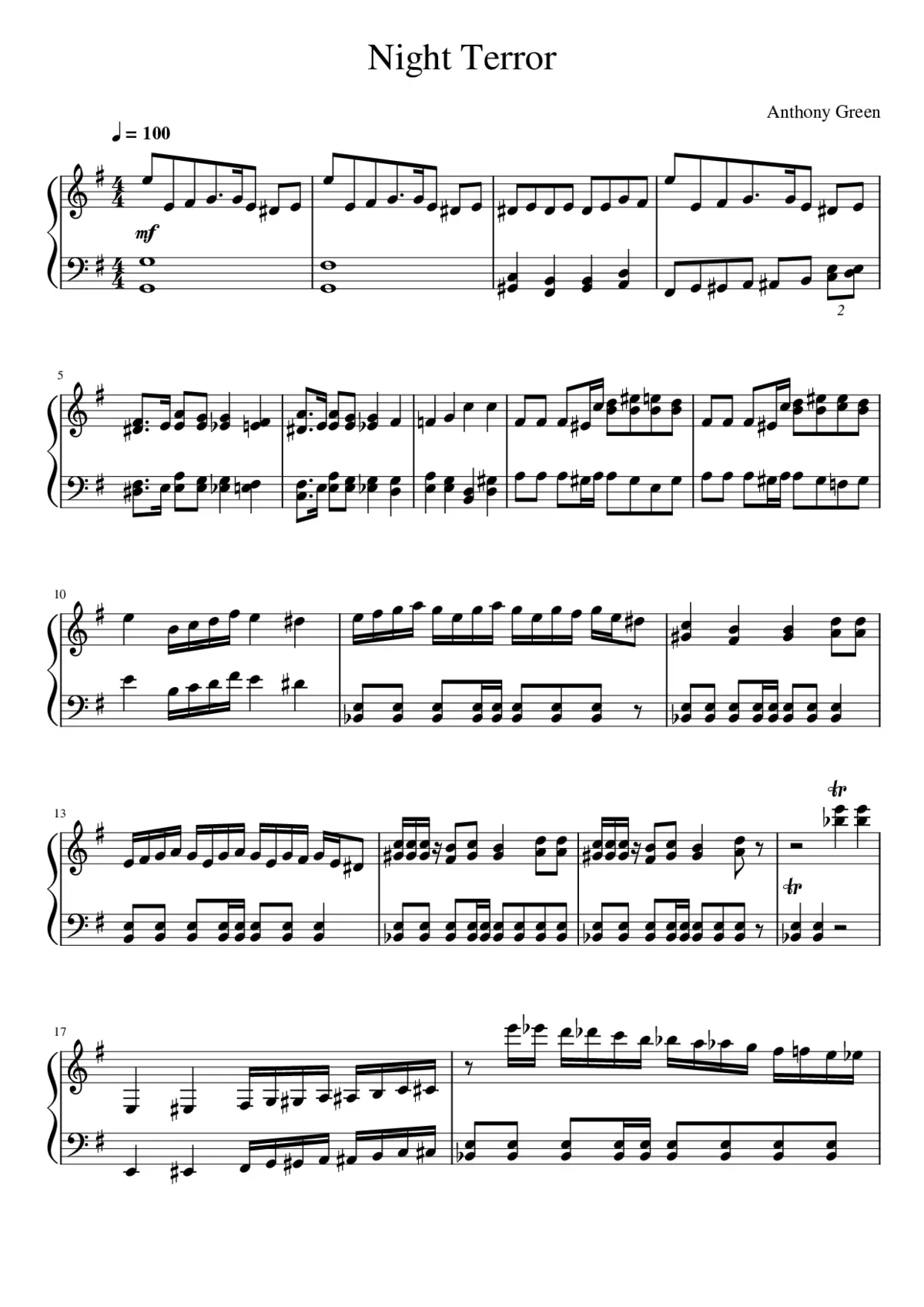 Night Terror - Page 1