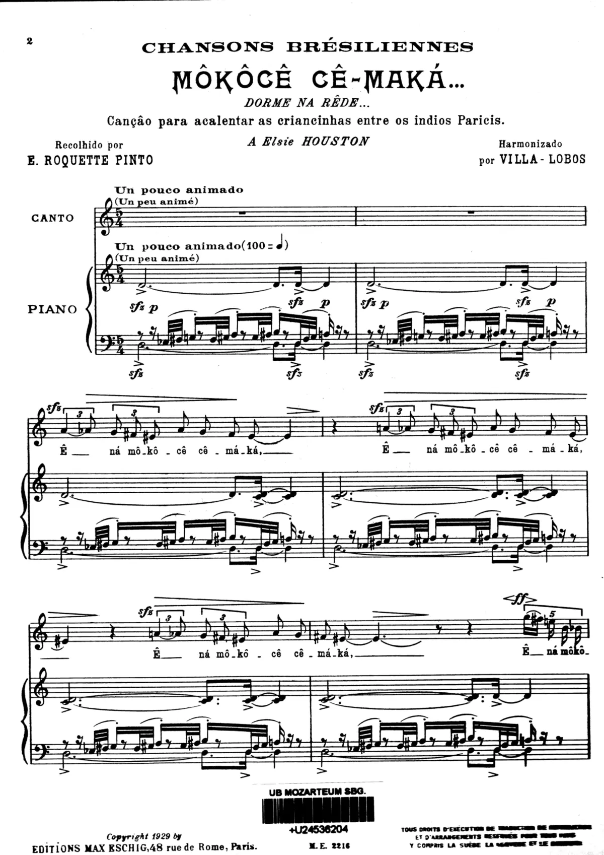 Canções típicas brasileiras - Page 1