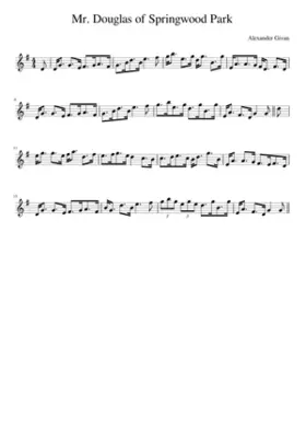 Mr. Douglas of Springwood Park