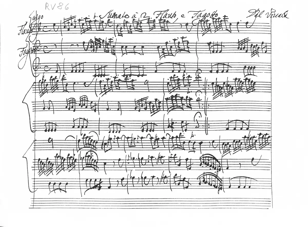 Sonata for Recorder, Bassoon and Continuo - Page 1