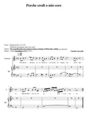 Perche credi o mio core