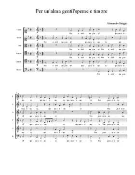 Per un'alma gentil'speme e timore