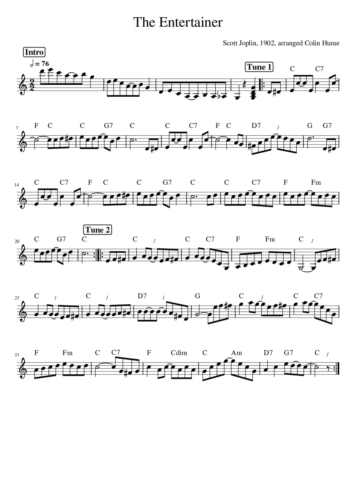 The Entertainer - Page 1