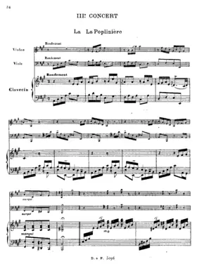 Third Concert in A major