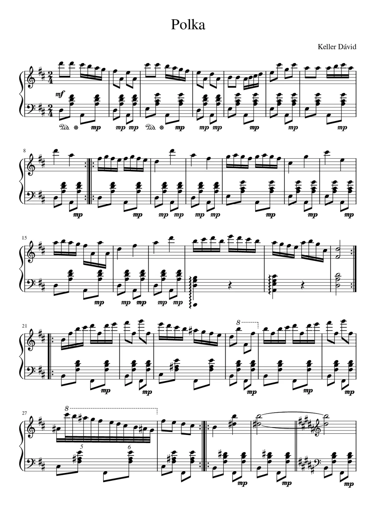 Polka in D - Page 1