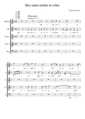 Hoc enim sentite in vobis