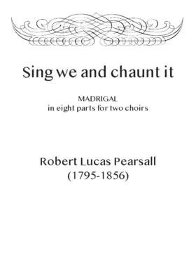 Sing we and chaunt it a 8