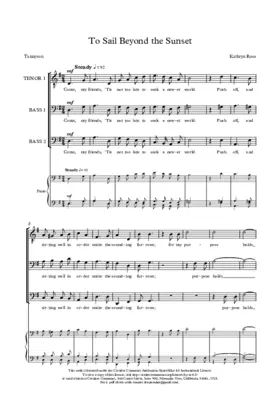 To sail beyond the sunset