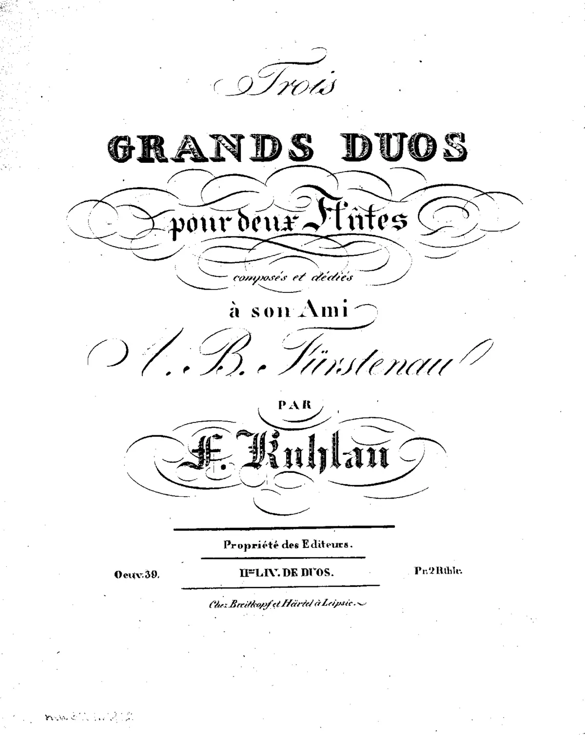 3 Grand Duets for 2 Flutes - Page 1