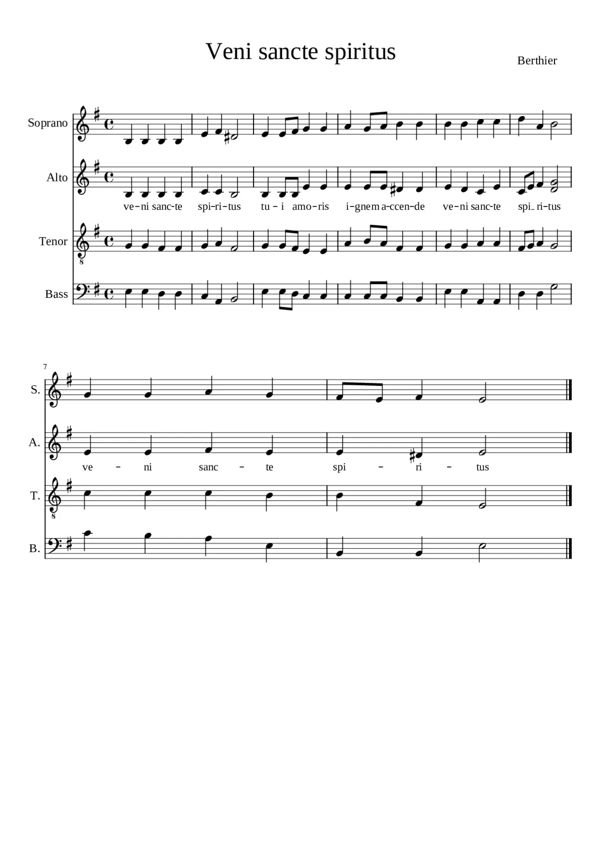 Veni Sancte Spiritus - Page 1