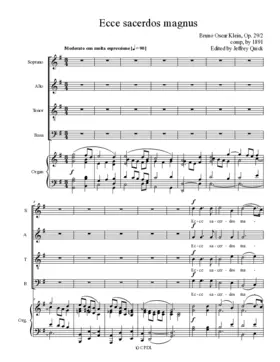 Ecce sacerdos magnus, Op. 29/2