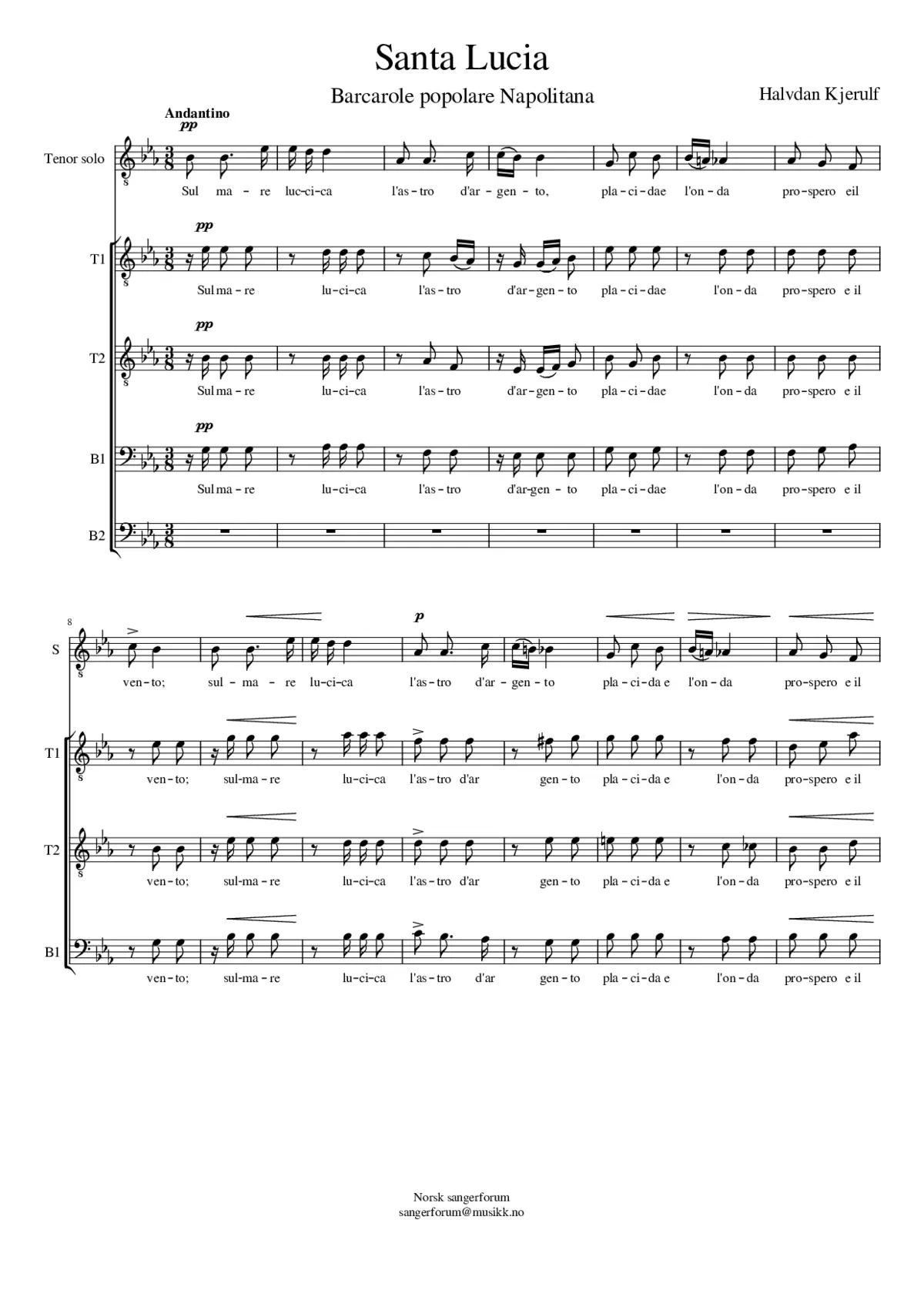 Santa Lucia - Page 1