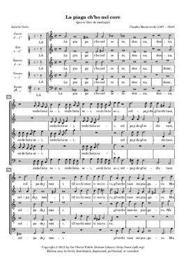 La piaga c'ho nel core