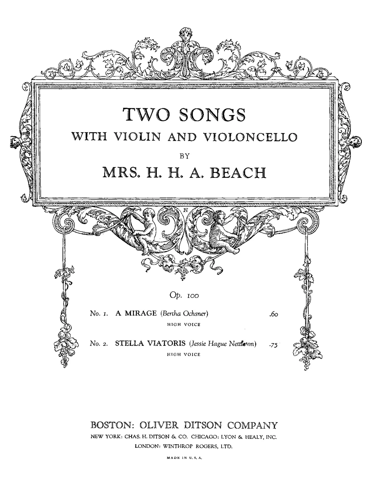 2 Songs - Page 1