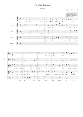 Cantate Domino