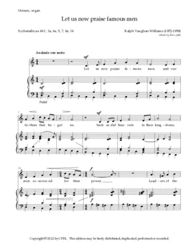 Let us now praise famous men