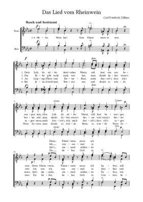 Das Lied vom Rheinwein