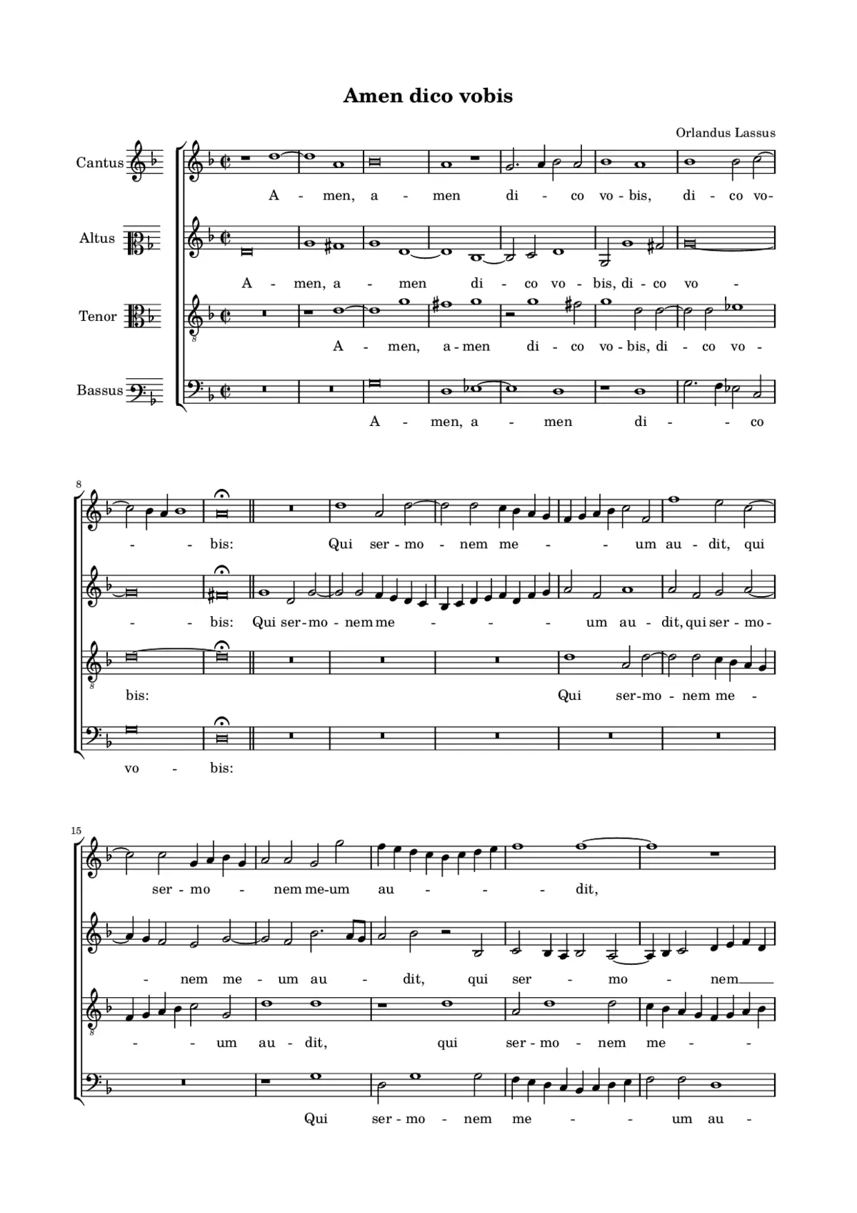 Amen dico vobis - Page 1