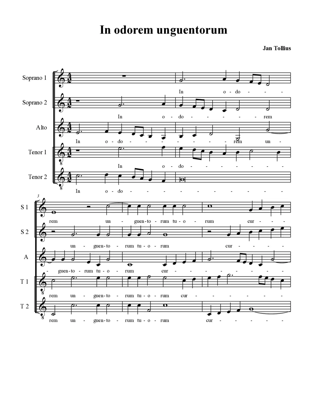 In odorem unguentorum - Page 1