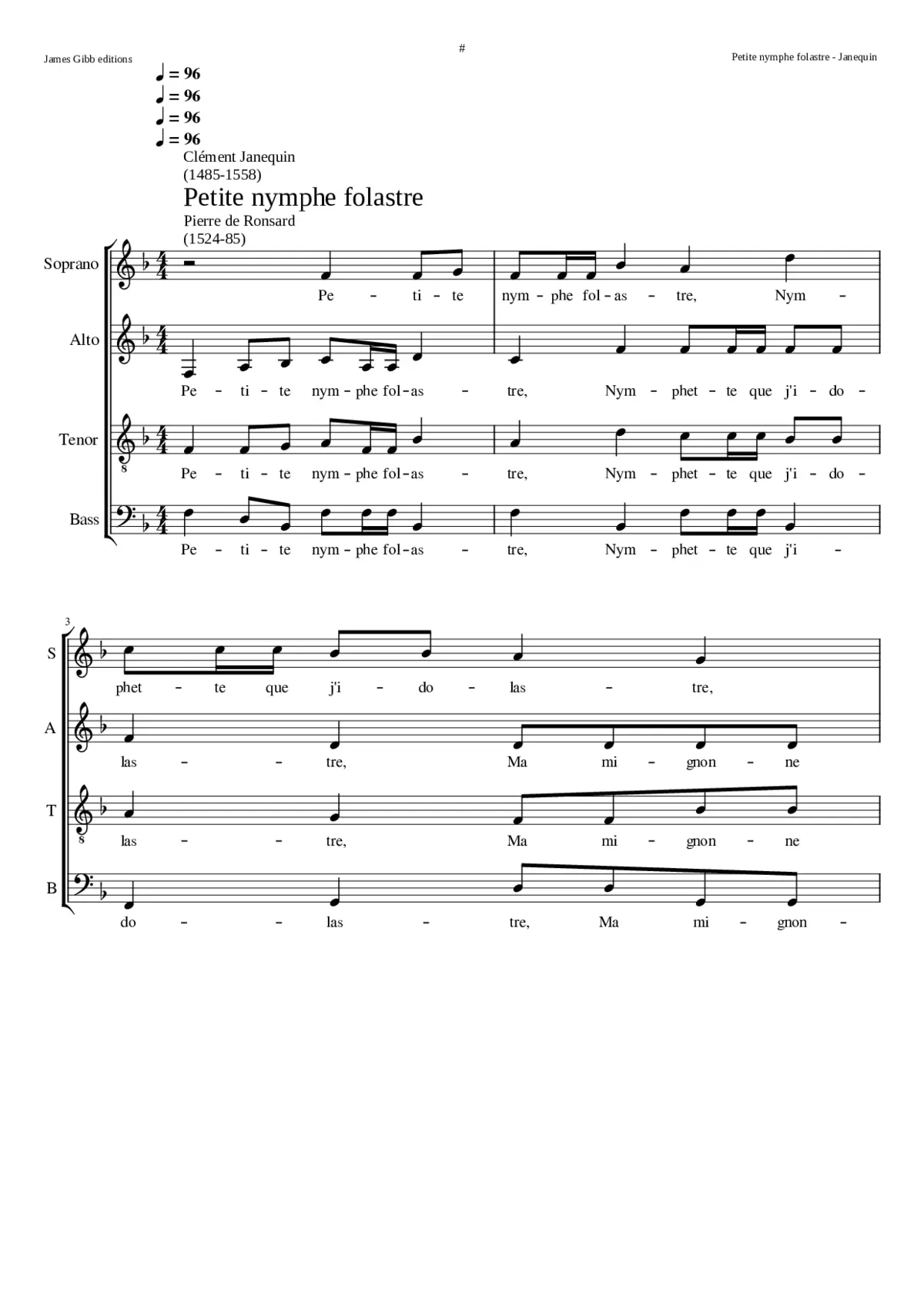 Petite numphe folastre - Page 1