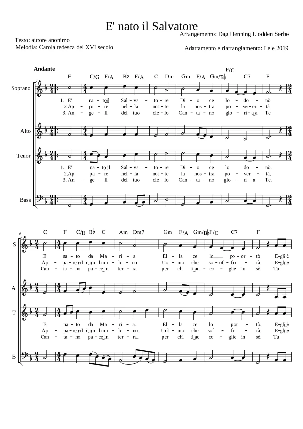 E' nato il Salvatore - Page 1