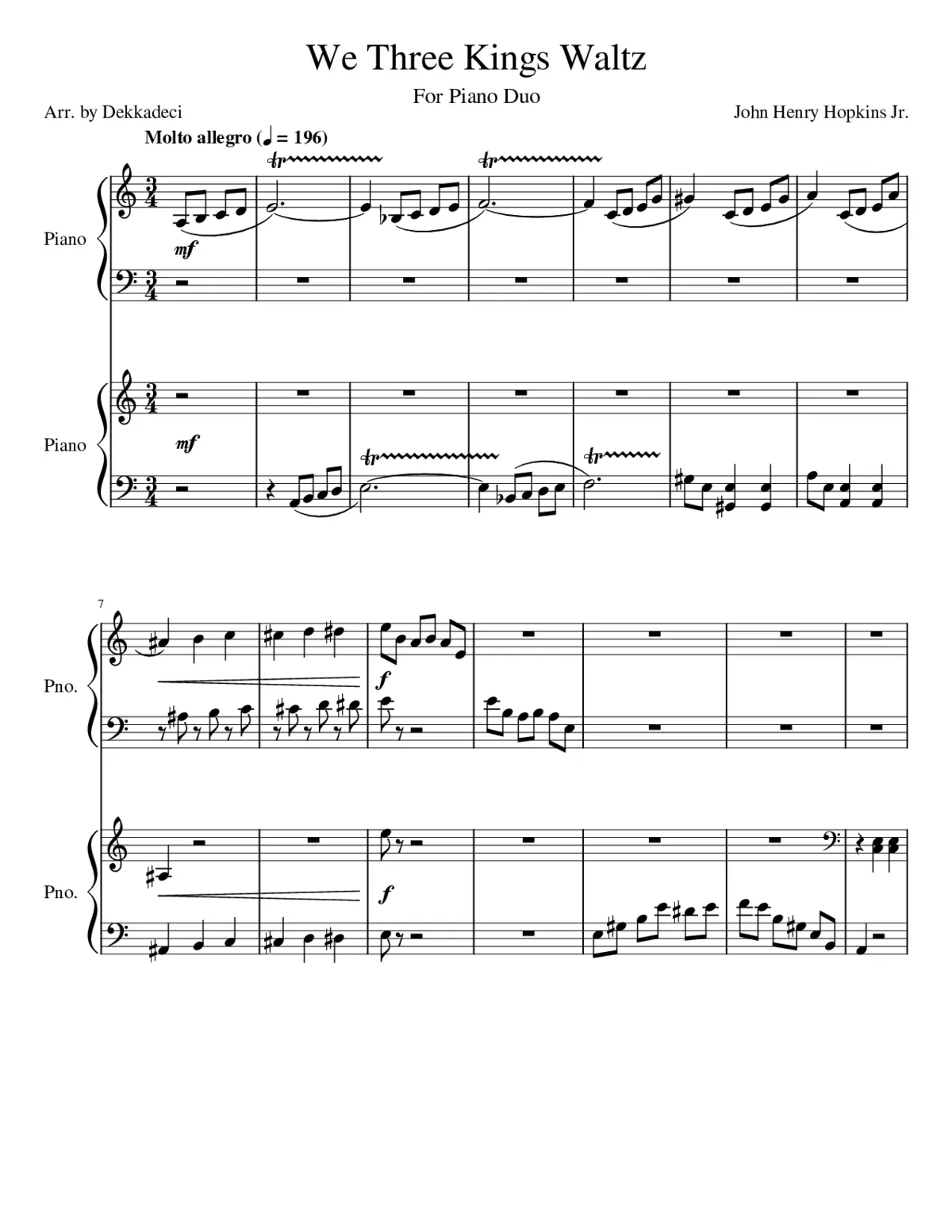 We Three Kings - Page 1