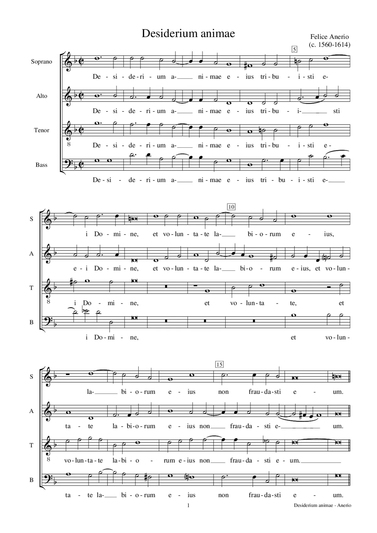 Desiderium animae - Page 1
