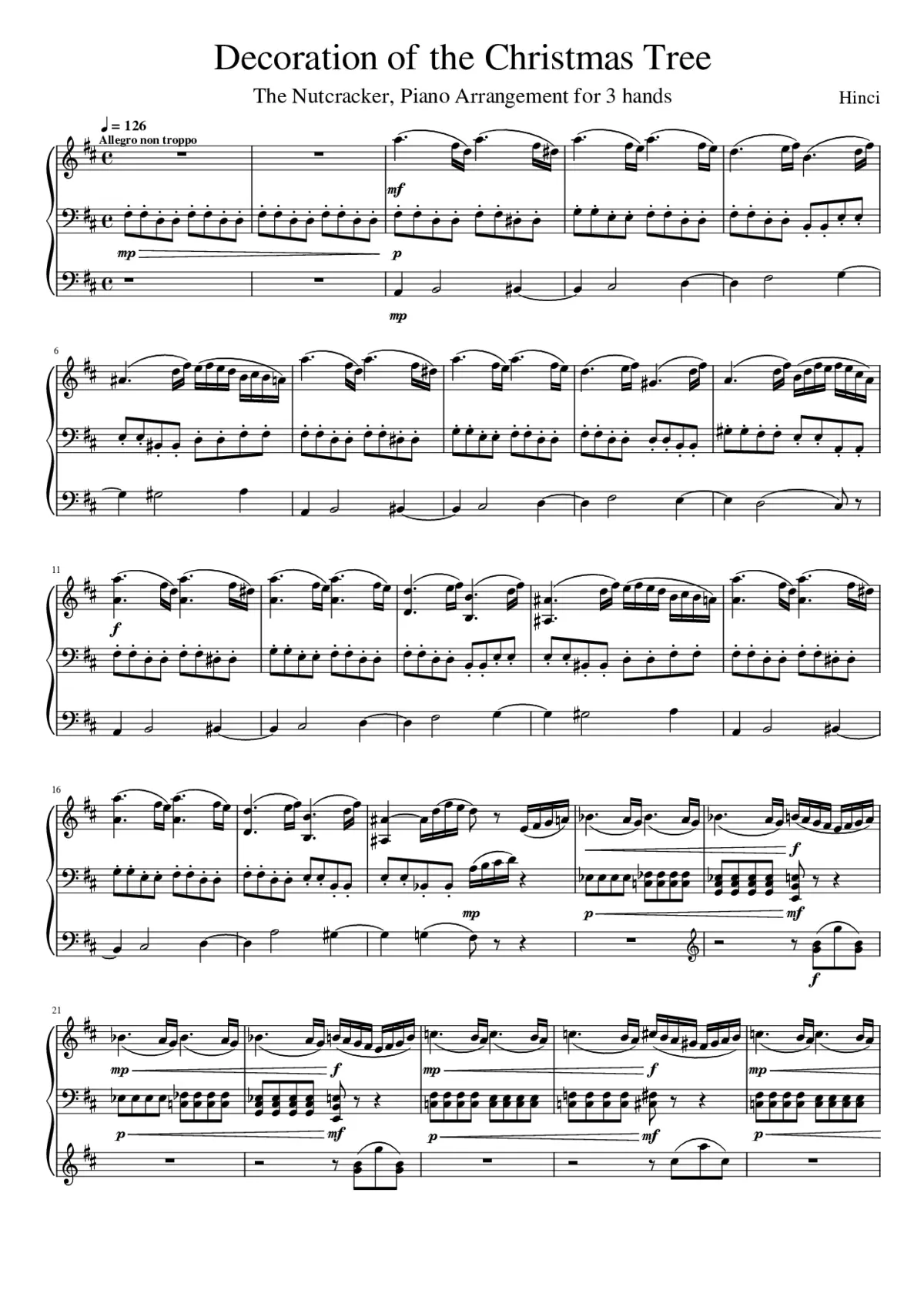 The Nutcracker (ballet) Op.71 - Page 1