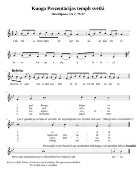 Kristus PrezentÄcijas templÄ svÄtki 2.02. (The Presentation of the Lord Feb. 2)